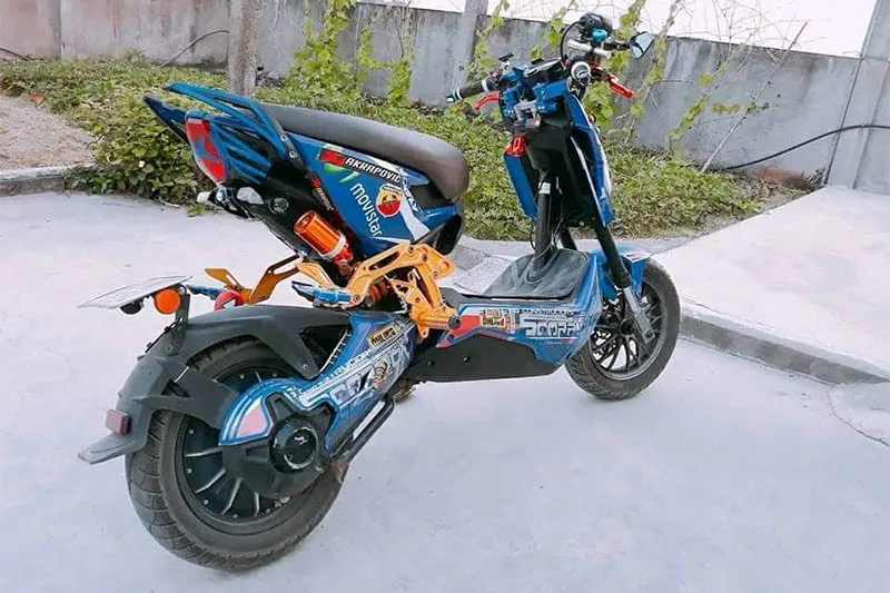 Thiết kế góc cạnh đặc trưng giúp xe Xmen dễ dàng thu hút ánh nhìn