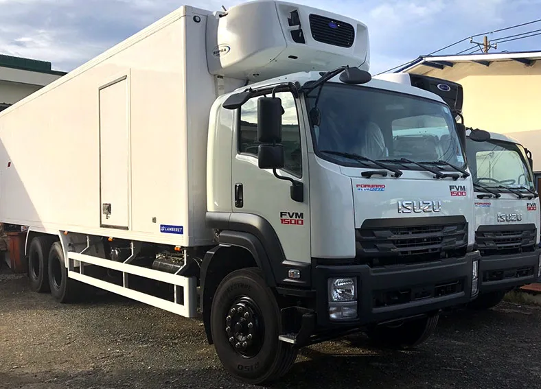 Xe thÃ¹ng Ä‘Ã´ng láº¡nh 15 táº¥n ISUZU FVM