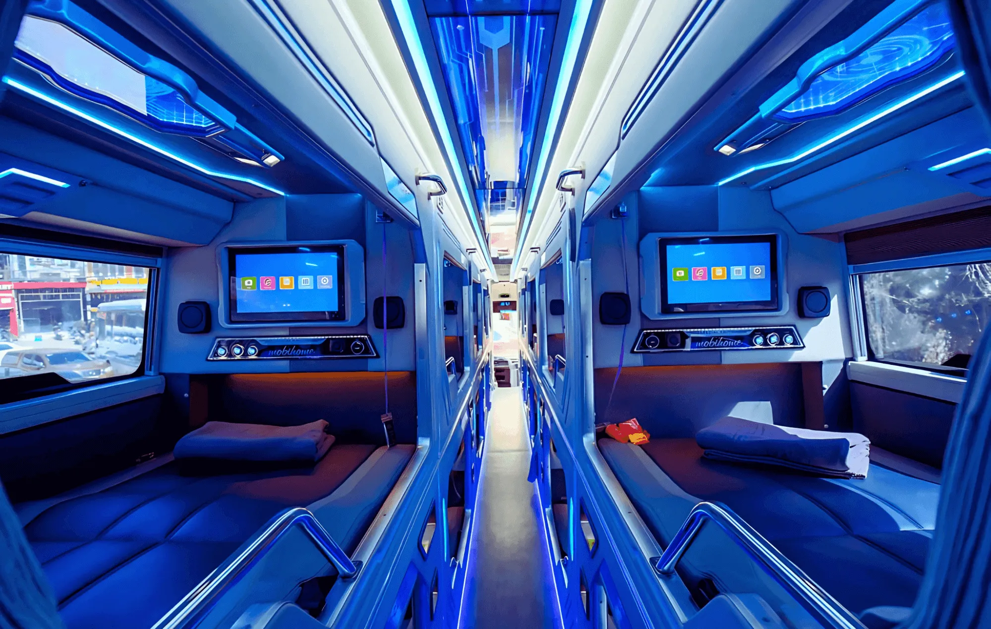 Xe Hà Nội Quảng Bình cabin VIP 22 phòng riêng tư và sang trọng