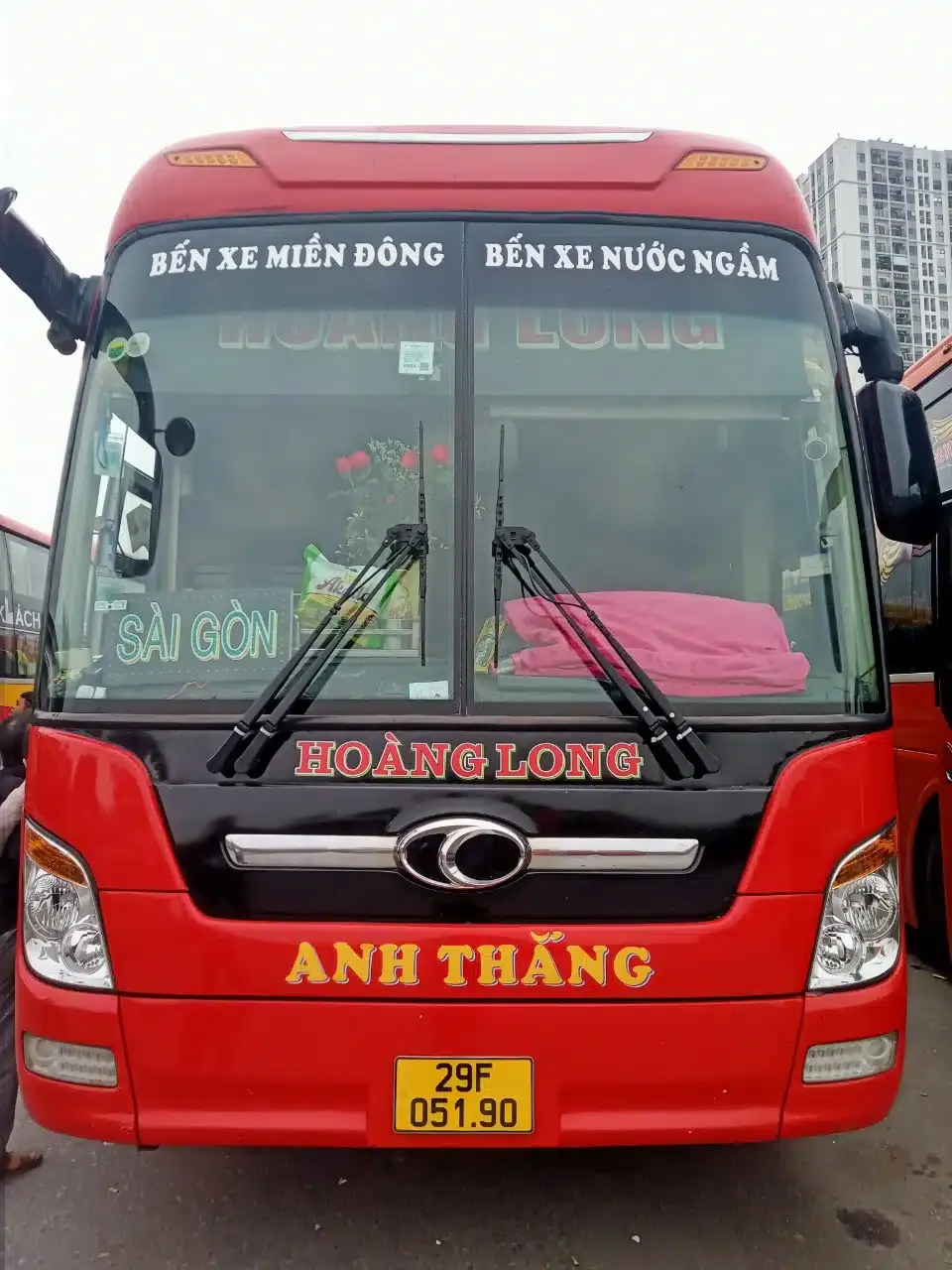 Xe Hoàng Long Anh Thắng từ Hà Nội đi Nha Trang