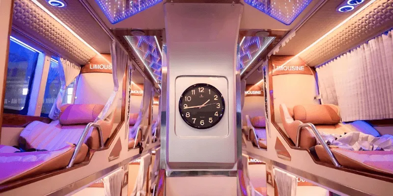 Xe Hue Ha Noi tien nghi hien dai hang xe Queen Cafe Bus