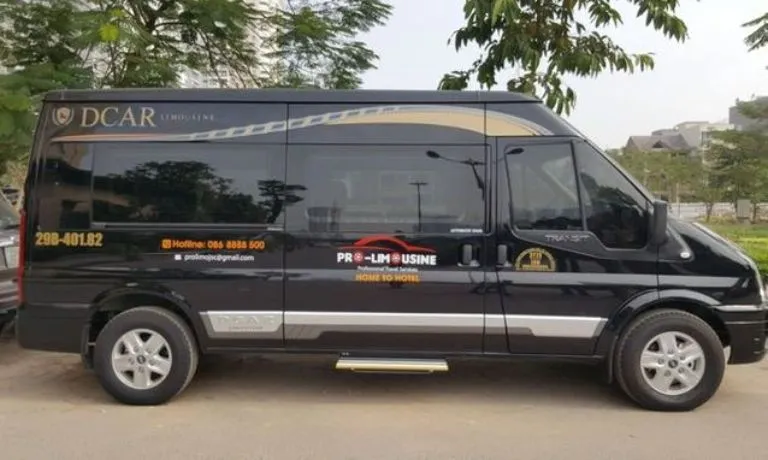Xe Huy Tín Limousine với thiết kế nhận diện cao