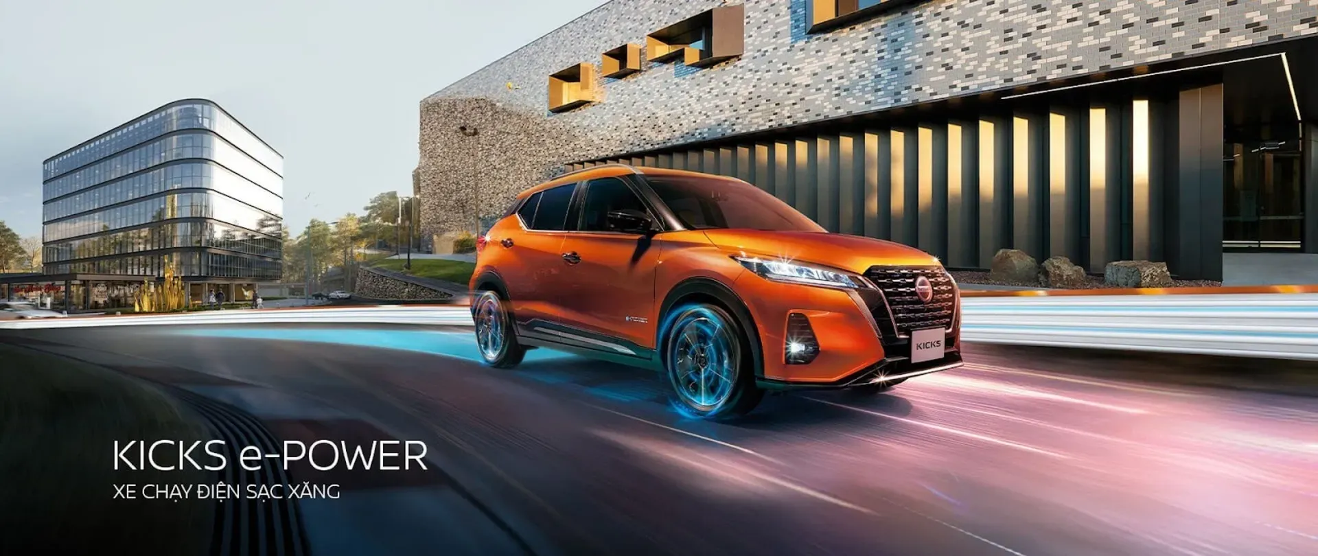 Nissan Kicks e-POWER trải nghiệm xe điện, tiện lợi xe xăng