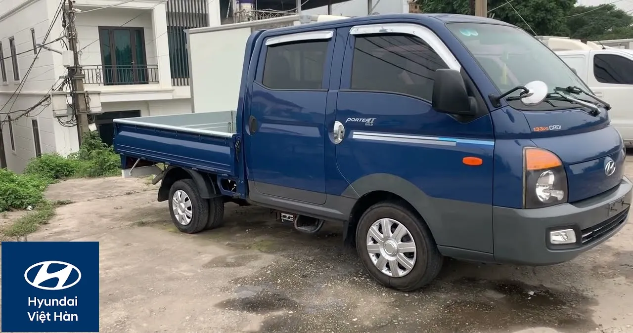 Xe Hyundai Porter 5 chỗ 4 cánh, dòng xe tải nhẹ cabin kép được ưa chuộng