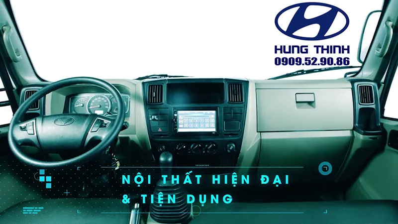 nội thất xe tải iz65 đô thành sang trọng