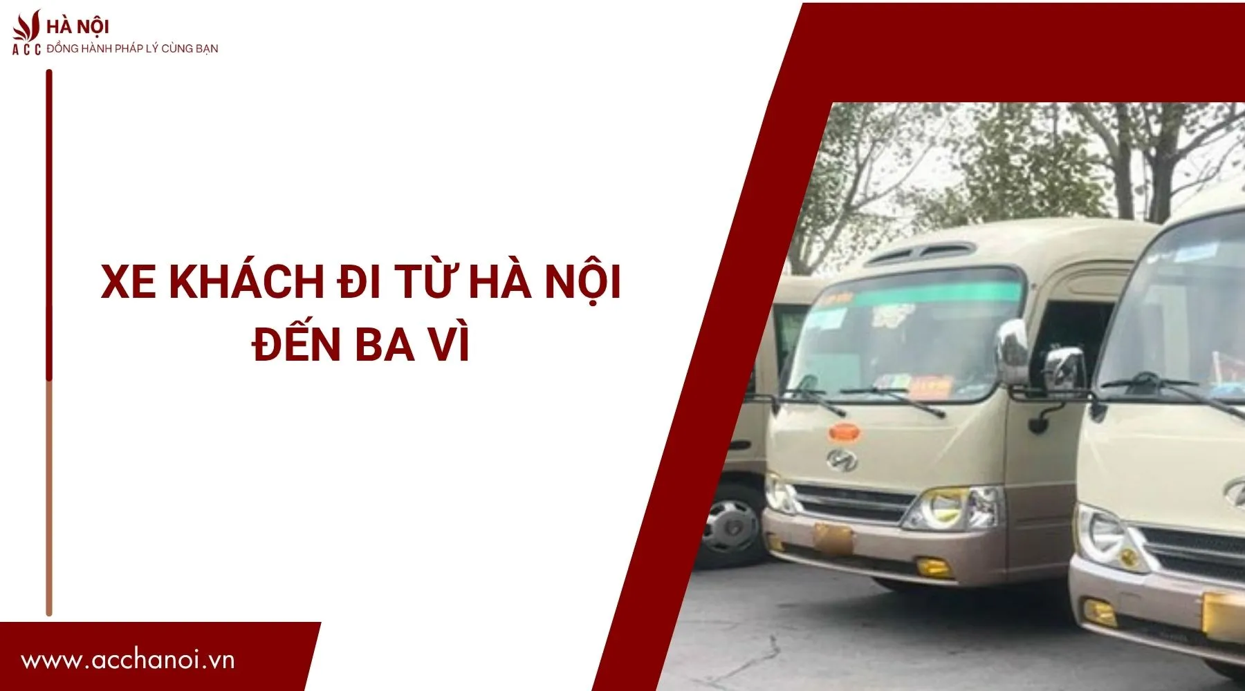 Xe khách đi từ Hà Nội đến Ba Vì