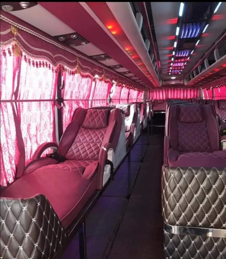 Chi tiết khoang nằm tiện nghi bên trong xe Huyền Anh phục vụ chặng đường dài
