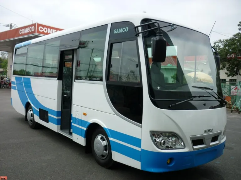 Xe Huy Hoàng Thắng Lợi có xe trung chuyển hành khách tới Cầm Phả