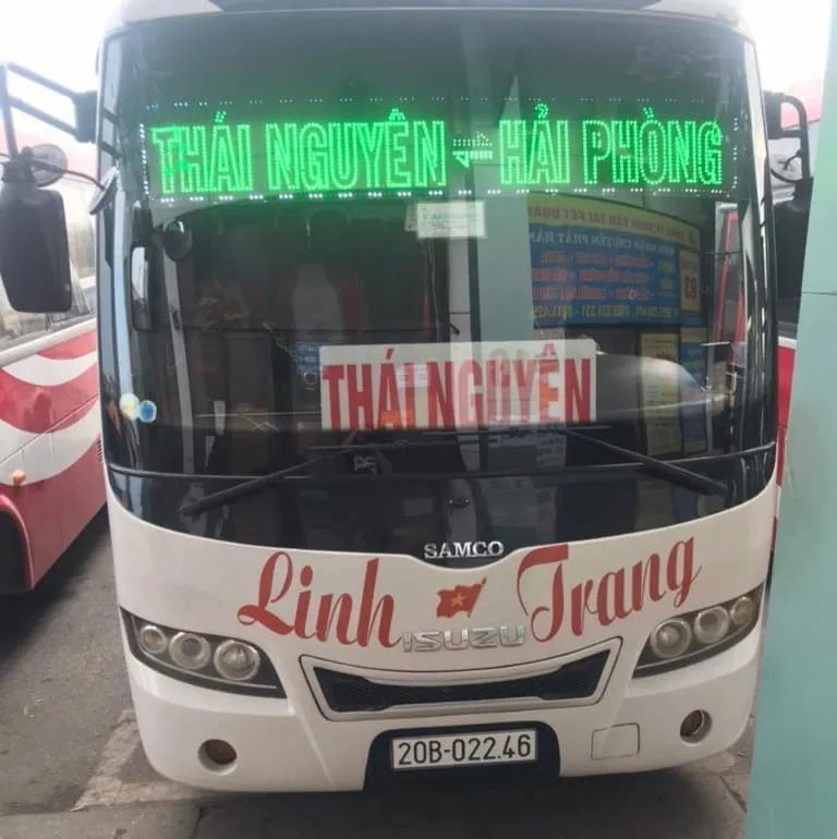 Bảng giá vé xe khách tuyến Hải Phòng đi Thái Nguyên