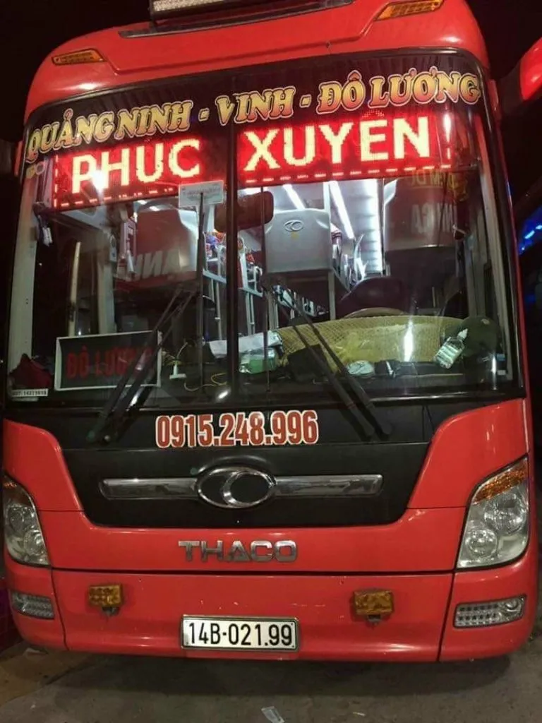 xe khách vinh quảng ninh