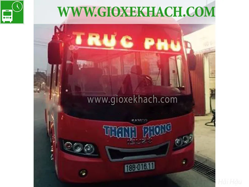 Xe khách tuyến Trực Phú Hải Hậu đi Yên Nghĩa nhà xe Thanh Phong