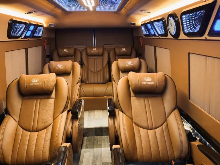 Ghế điều chỉnh 15 độ trên xe Lợi Vũ