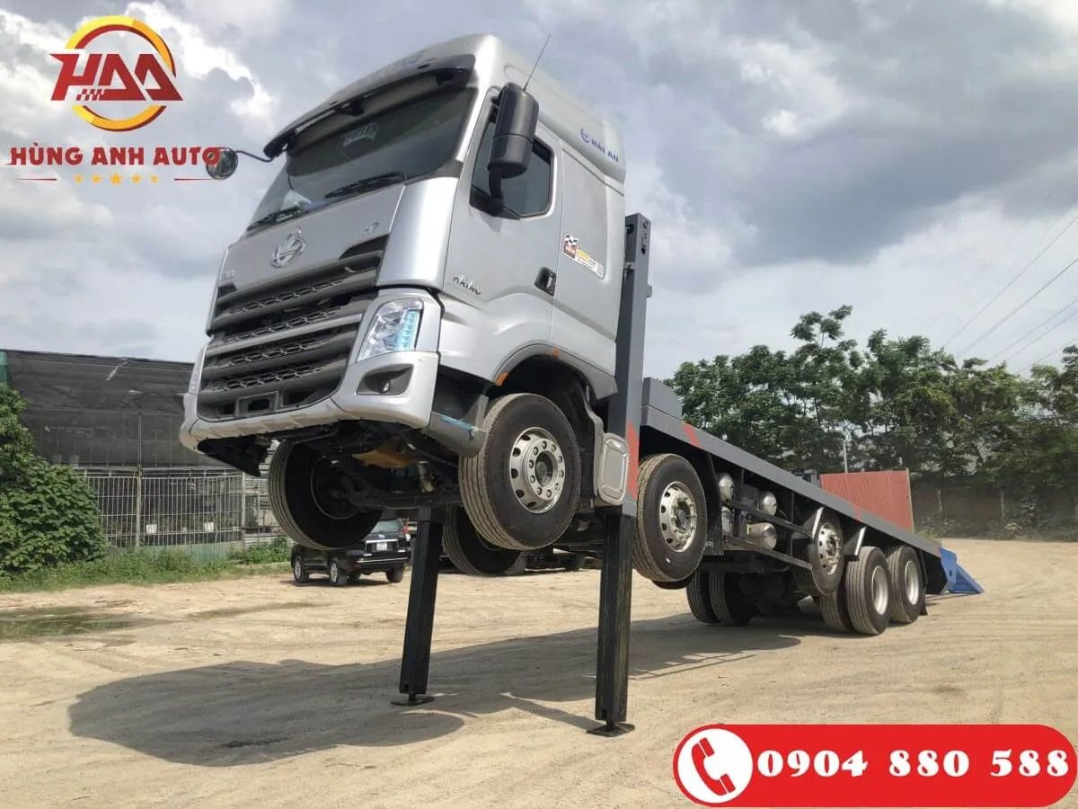 Xe 4 chân vận chuyển máy xây dựng cỡ lớn