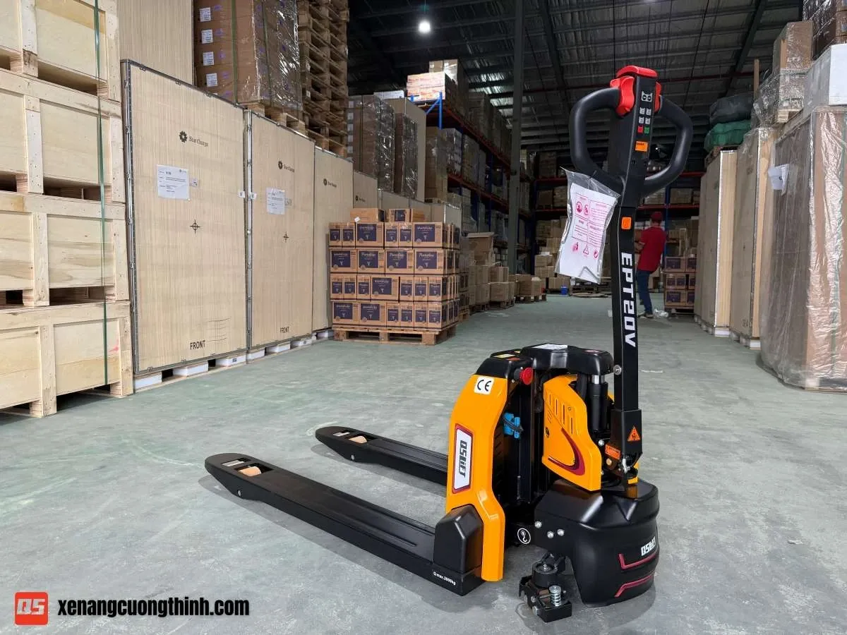 Xe Nâng Tay Điện Mini 2 Tấn Lithium QSLift EPT20V