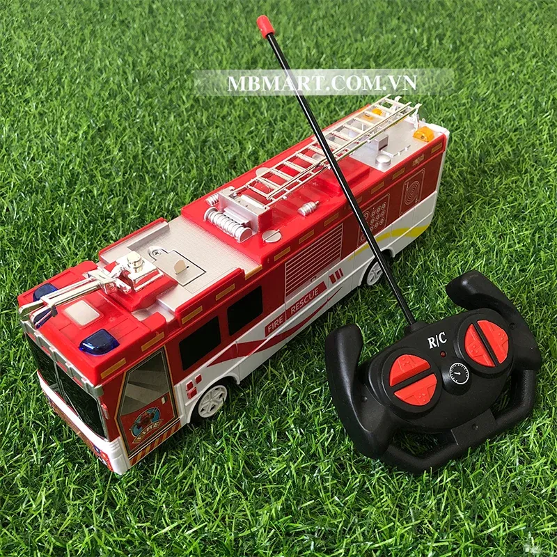 Xe ô tô điều khiển từ xa mô hình cứu hỏa No.2968-A
