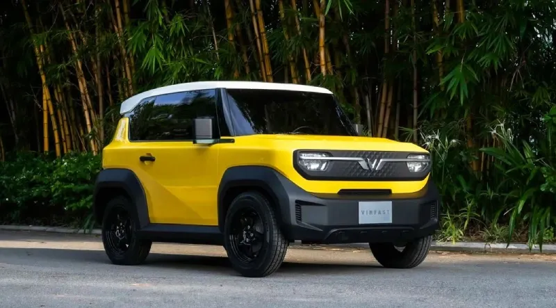 Thiết kế nhỏ gọn của xe ô tô điện 2 chỗ VinFast VF 3