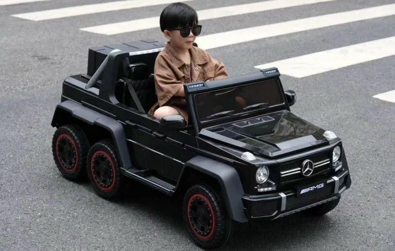 Xe ô tô điện trẻ em G63 cao cấp 2 chỗ ngồi Mercedes WF189