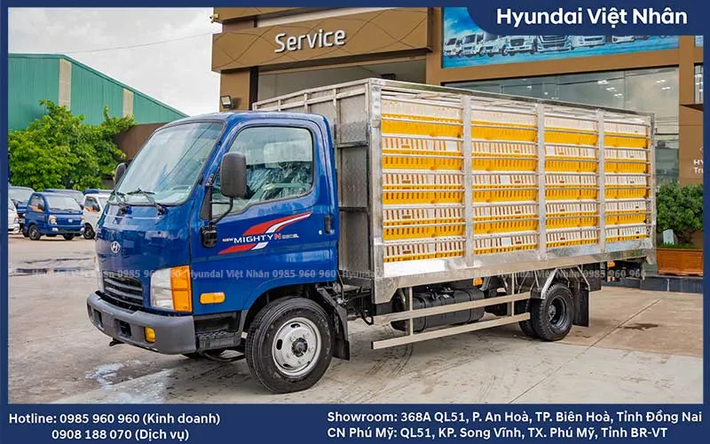 Xe tải 2.5 tấn N250SL thùng 4m3 chở gia cầm