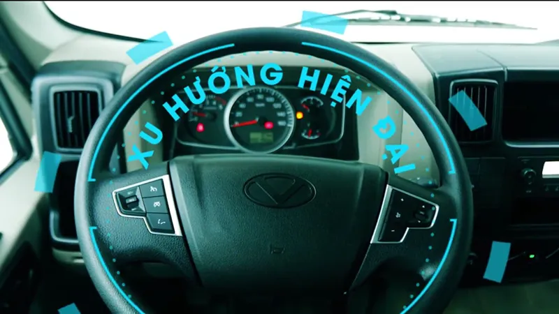 nội thất bên trong xe tải iz65 đô thành