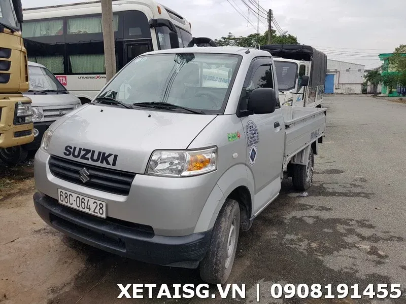 Xe tải 750kg cũ Suzuki Pro đời 2017 với thùng lửng nguyên bản