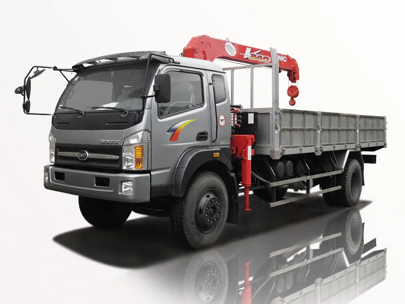 Xe tải Cửu Long TMT 7 tấn gắn cẩu Unic 3 tấn 4 khúc giá rẻ