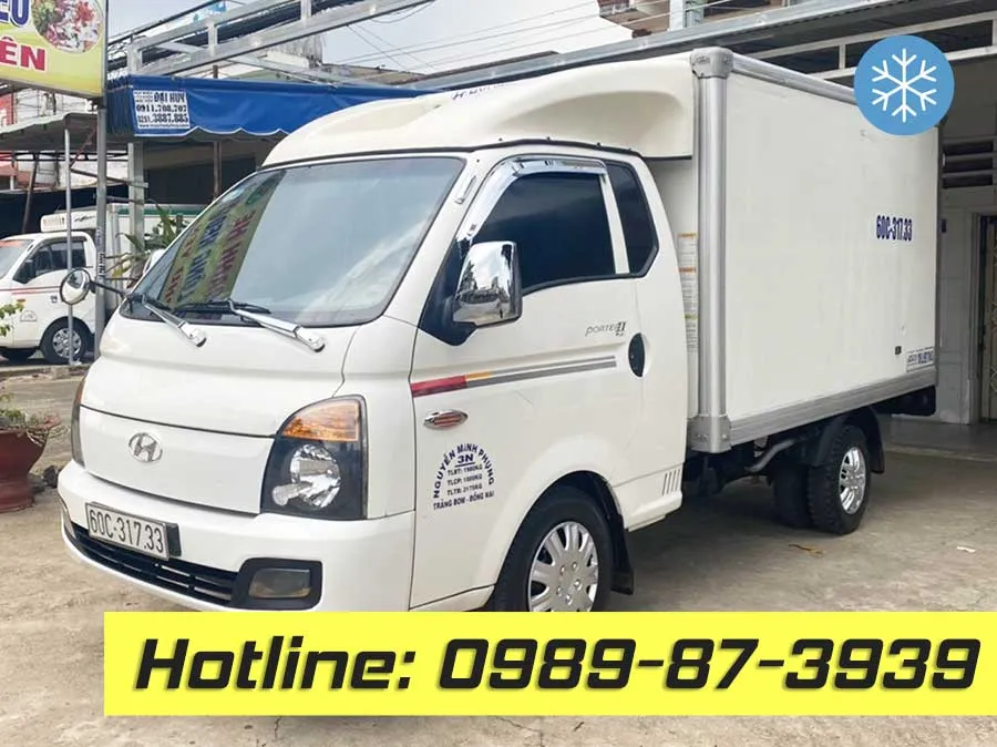 xe đông lạnh cũ 1 tấn porter đời 2014