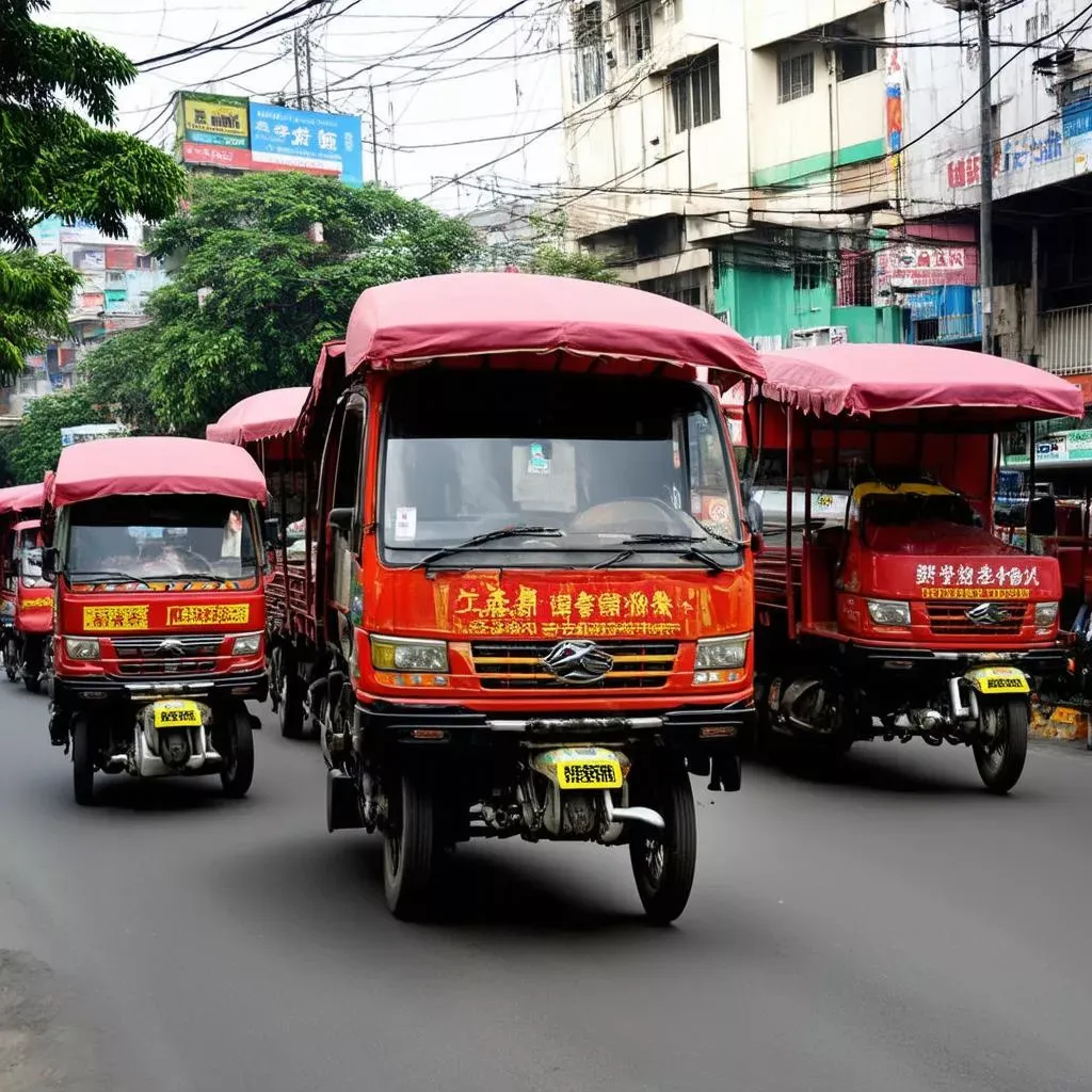 Các dòng xe tải và xe thương mại được phân phối bởi Xe Tải Hà Nội