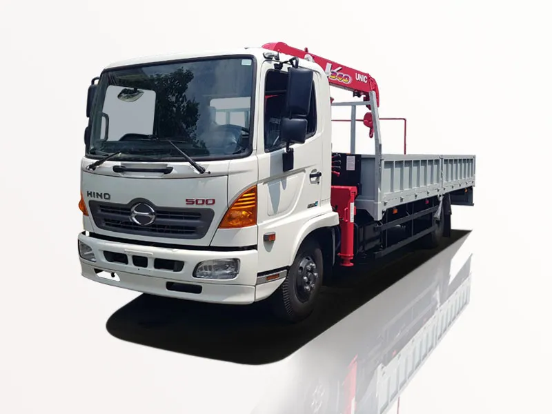 Xe tải Hino FC9JNTC 4.6 tấn gắn cẩu Unic URV343 chính hãng