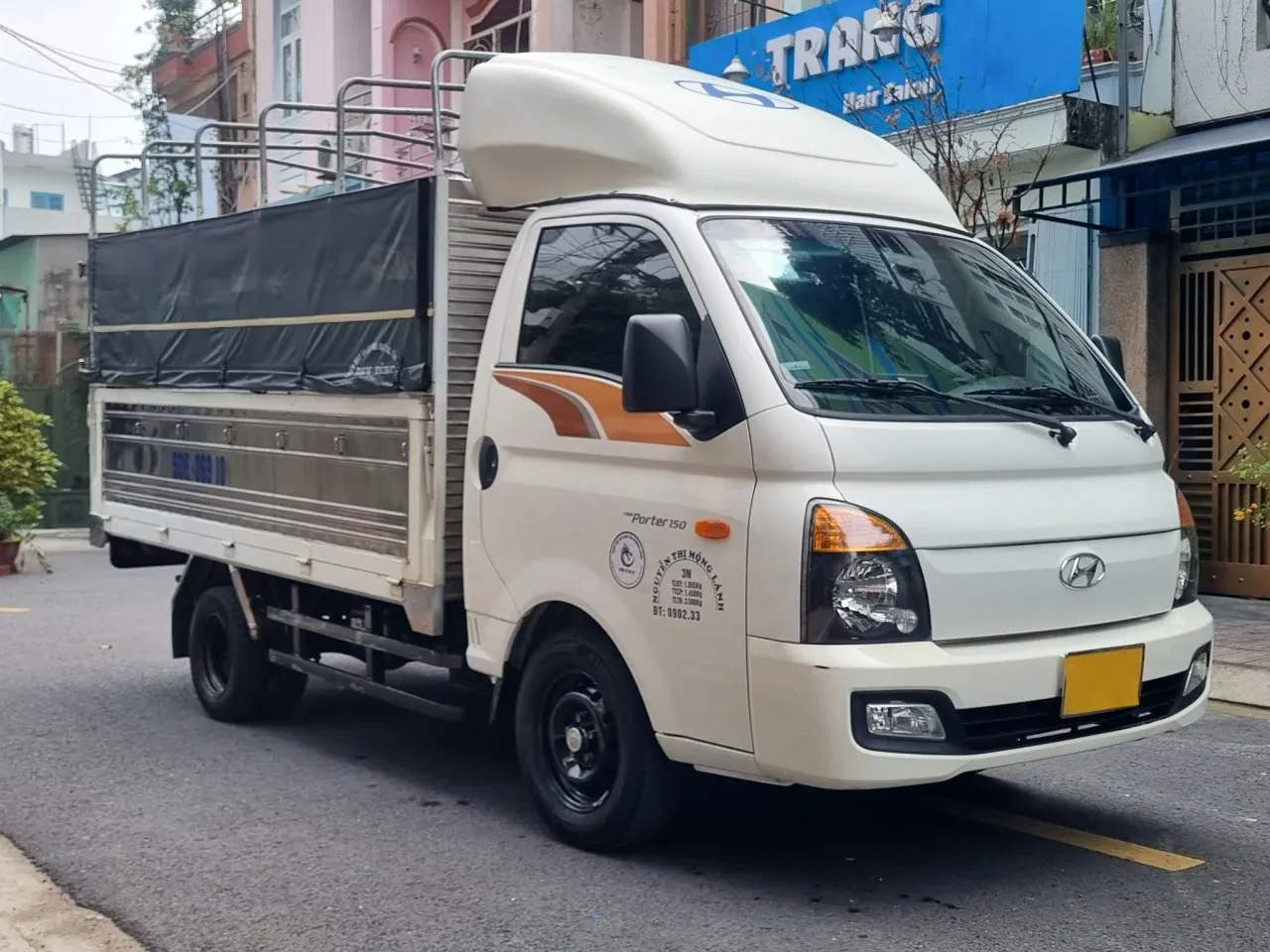 Xe tải Hyundai 1.5 tấn cũ thùng mui bạt