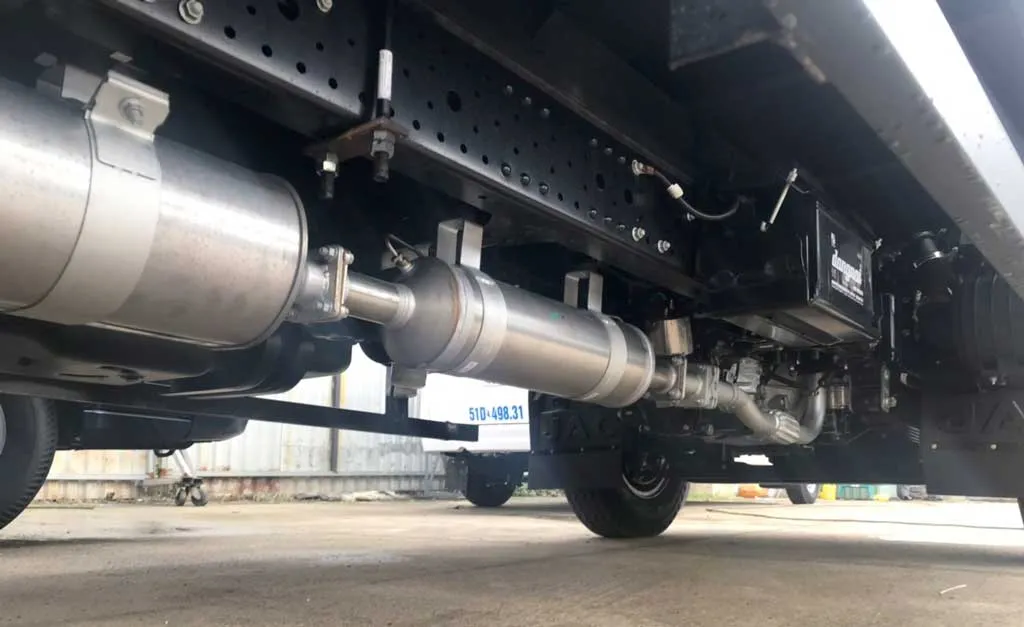 chi tiết khung gầm chắc chắn của xe tải JAC 3.5 tấn