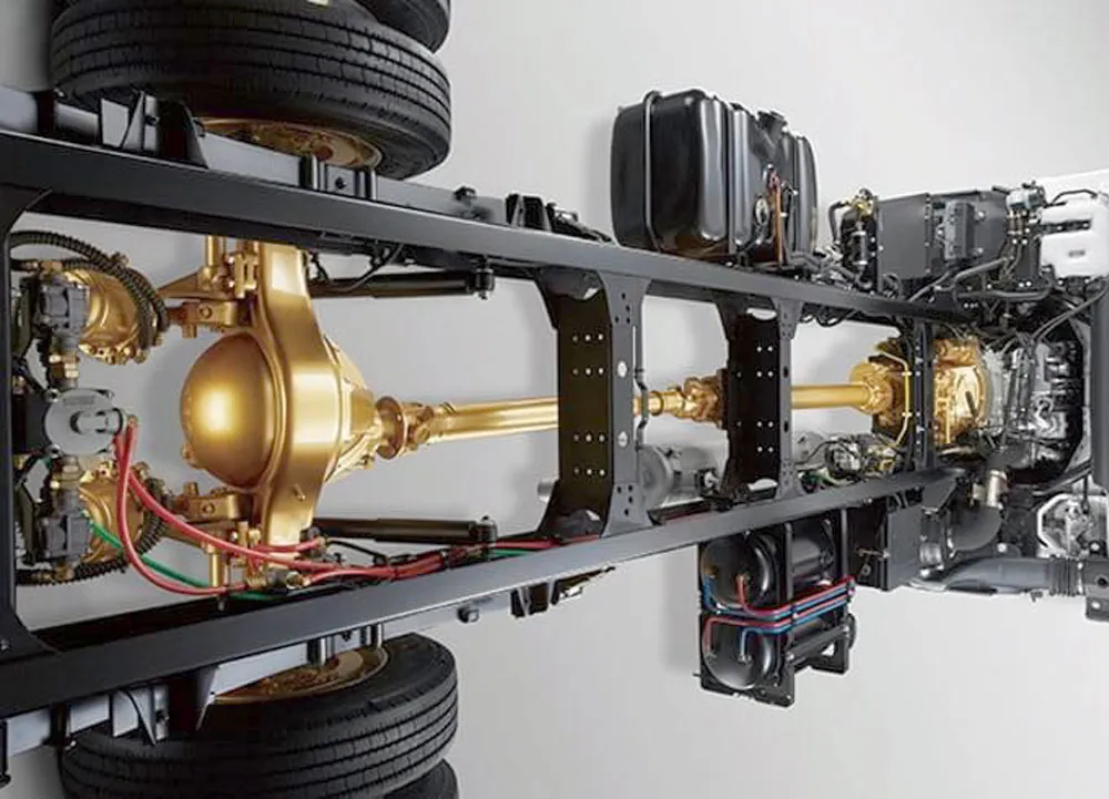 khối động cơ Cummins trên xe tải JAC 3.5 tấn