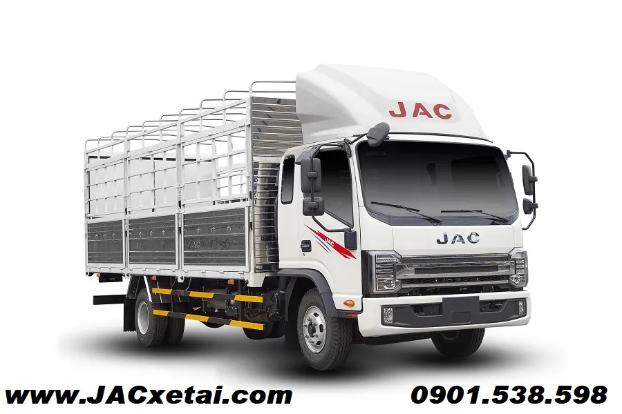 Xe tải jac N900E5 Plus thùng mui bạt mở vỉ