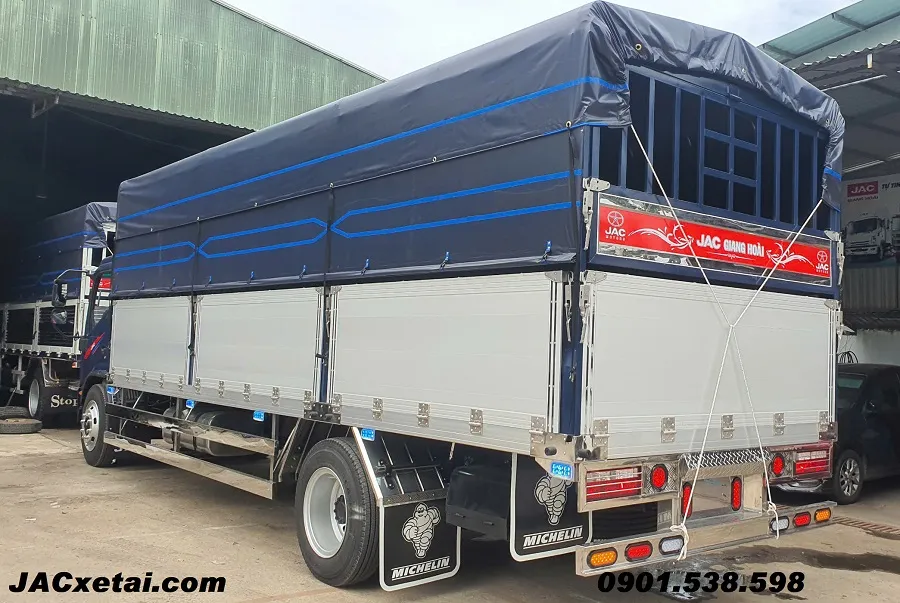 JAC n900s đóng thùng bửng nhôm cao cấp