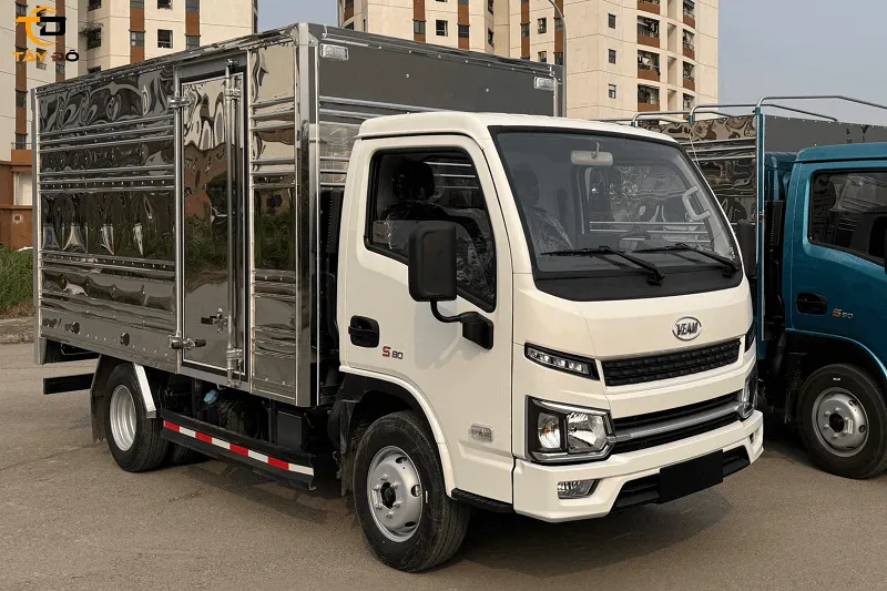 xe tải veam s80 thùng kín