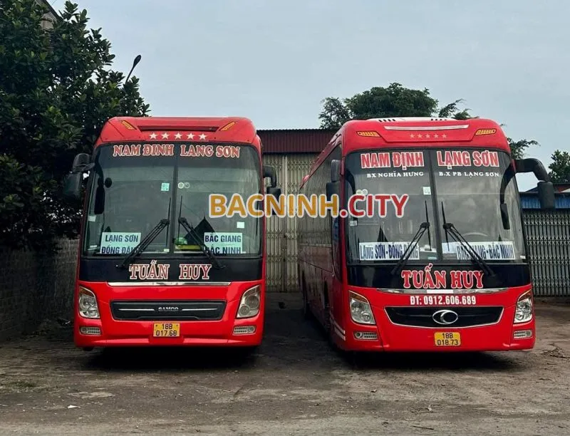 xe tuấn huy nam định bắc ninh bắc giang lạng sơn