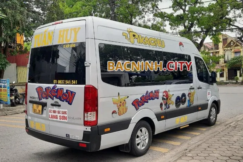 xe tuấn huy nam định đi bắc ninh bắc giang