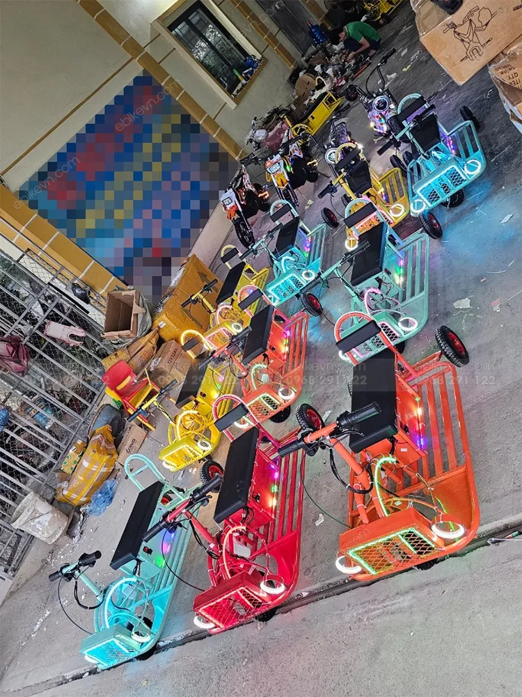 Diện mạo đầy cá tính của dòng xe điện khu vui chơi mới