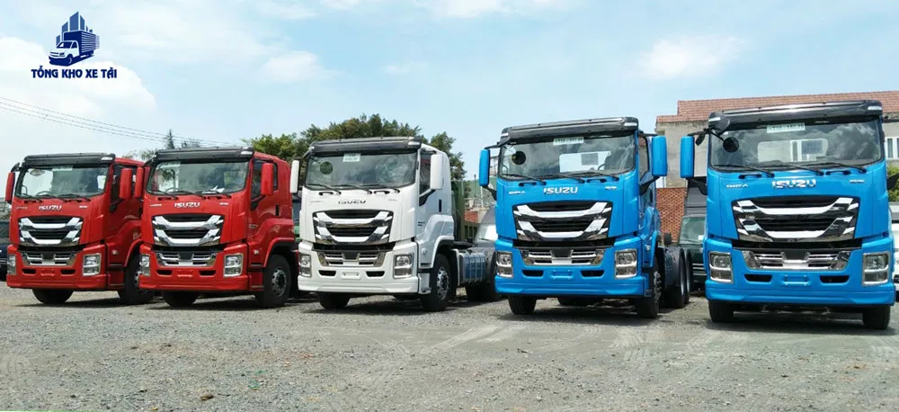 Isuzu Giga là dòng xe đầu kéo cao cấp nhất từ Trung Quốc
