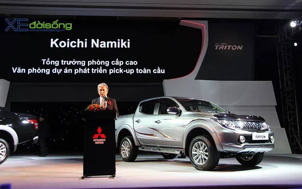 Mitsubishi Triton 2015 mới ra mắt Việt Nam, giá từ 580 triệu đồng