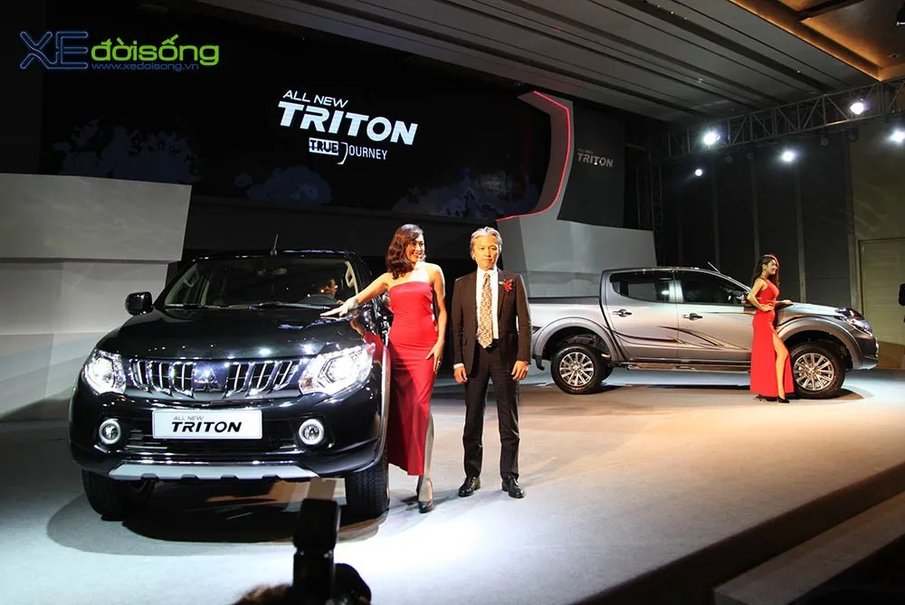 Mitsubishi Triton 2015 mới ra mắt Việt Nam, giá từ 580 triệu đồng