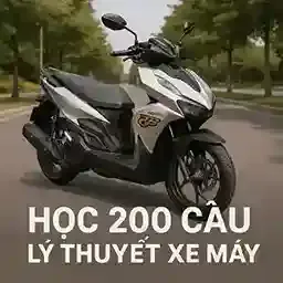 200 Câu Lý Thuyết Xe Máy