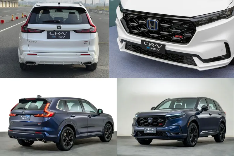 Cận cảnh mặt trước mạnh mẽ và cuốn hút của xe ô tô Honda CRV 7 chỗ