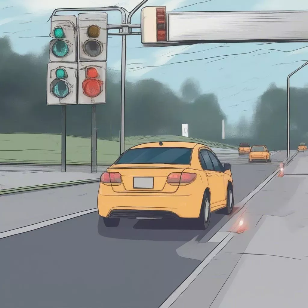 Hệ thống đèn xi nhan trước và sau xe ô tô