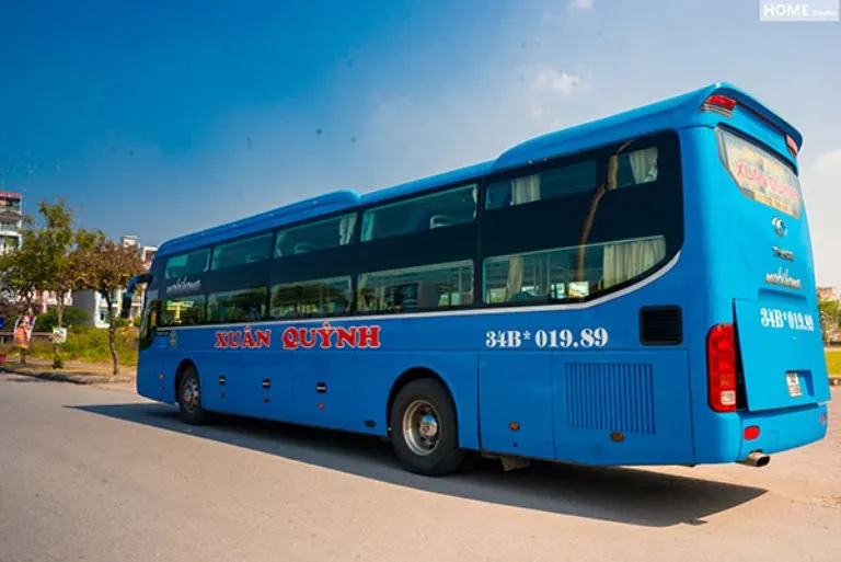 Xe Xuân Quỳnh nội thất sạch sẽ