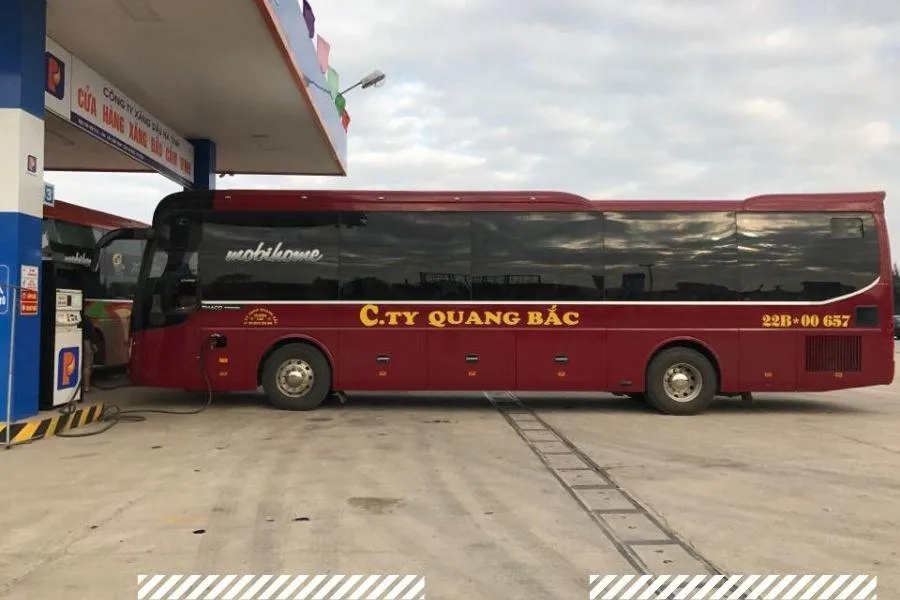 Nhà xe Quang Bắc Thái Bình Tuyên Quang