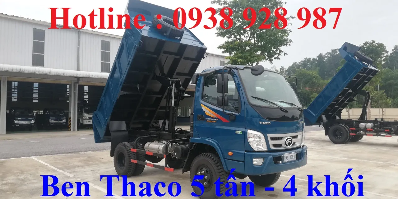 Xe ben FD500.E4 2 cầu mới với thiết kế cabin và khung gầm vững chắc