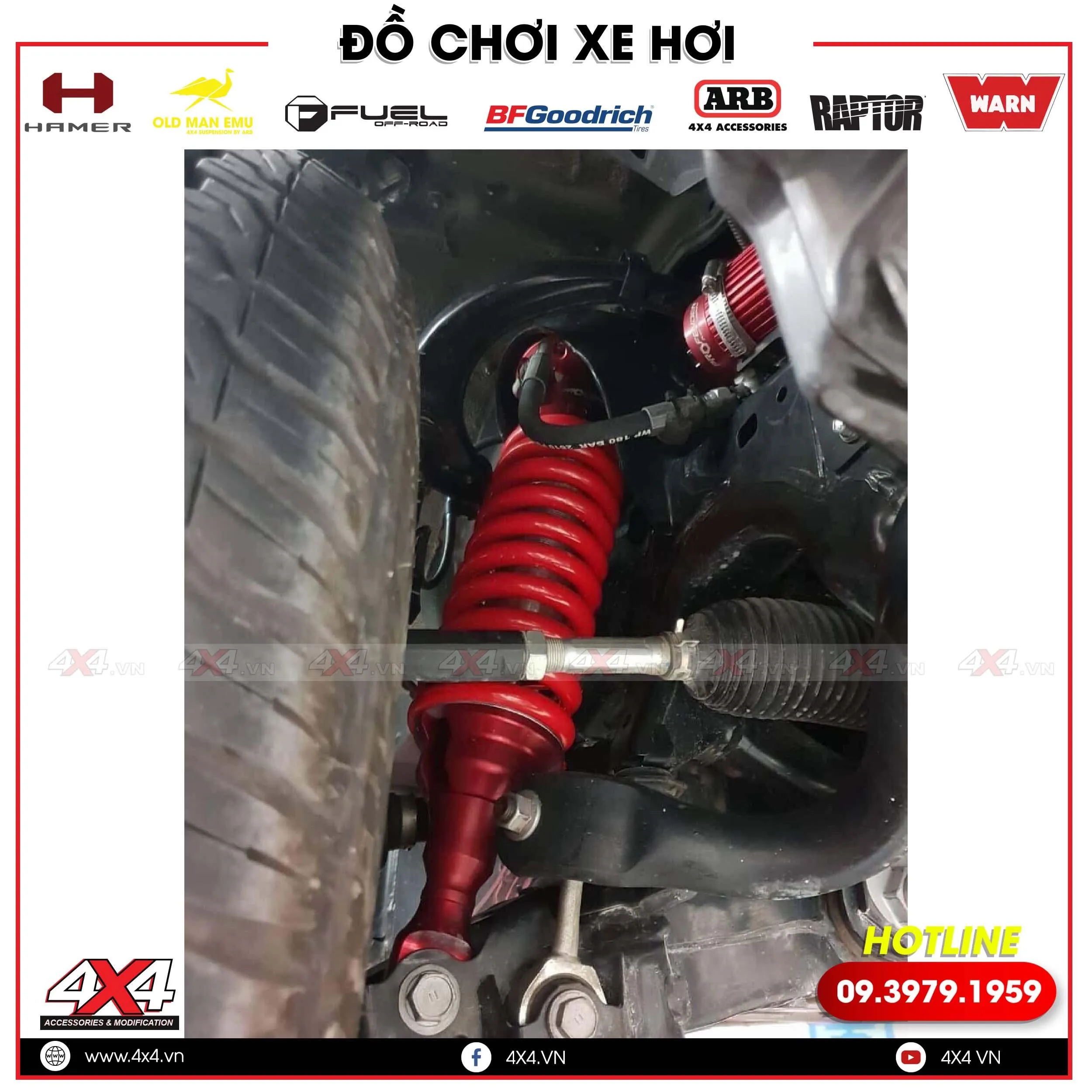 Profender Offroad: mẫu phuộc độ dành riêng cho địa hình offroad được nhiều dân chơi ưa chuộng