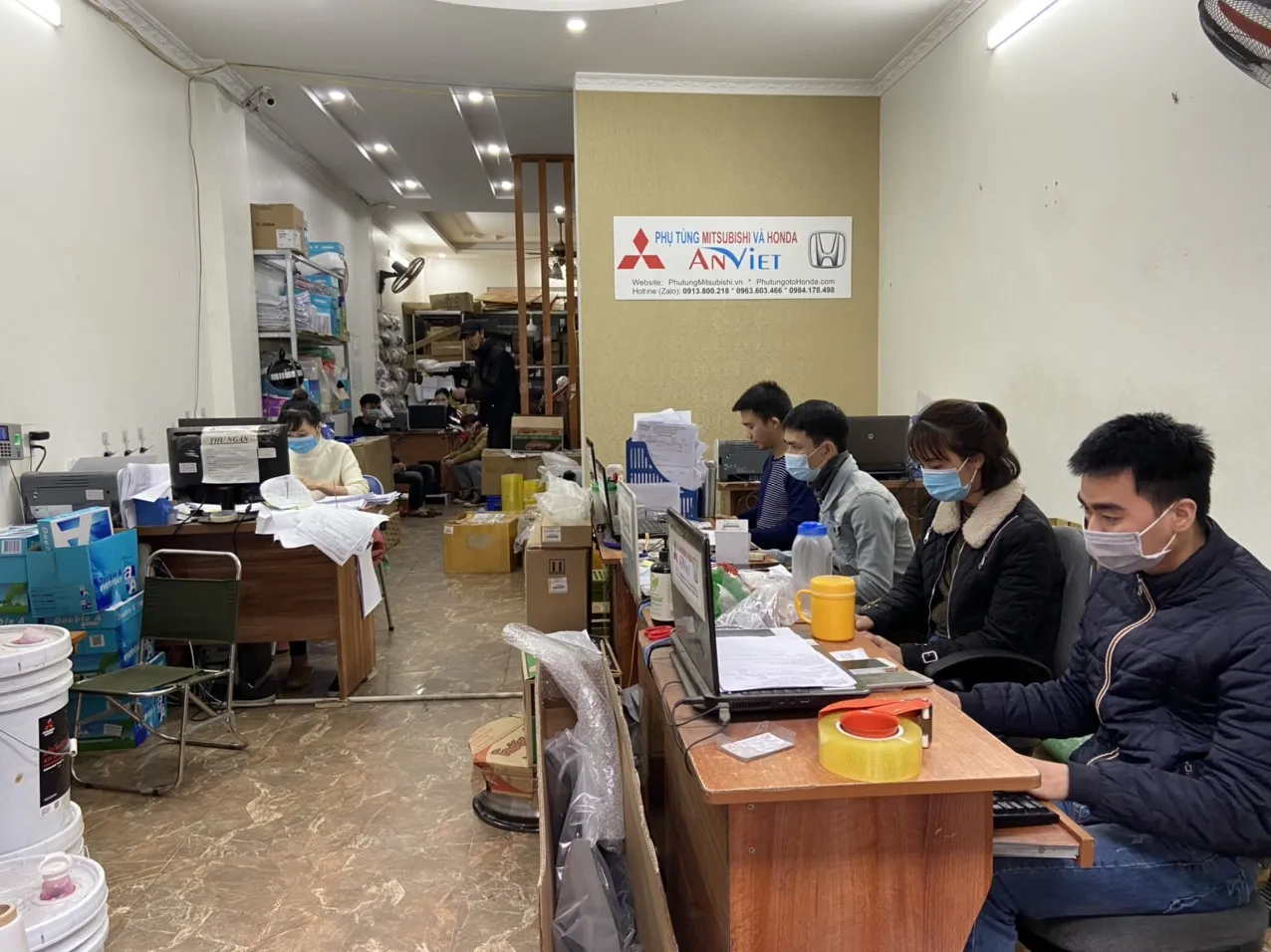 Cửa hàng phụ tùng Mitsubishi An Việt