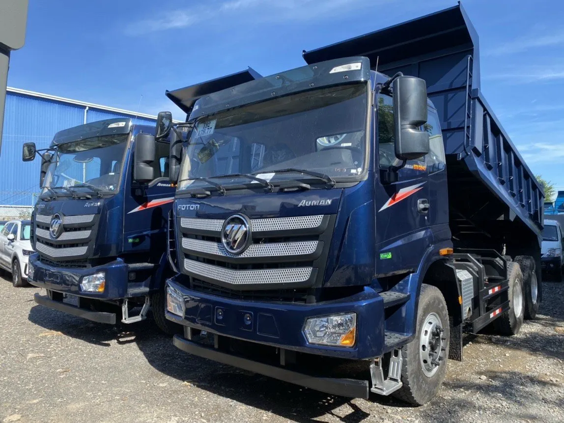 Hình ảnh mặt trước cabin xe ben Auman