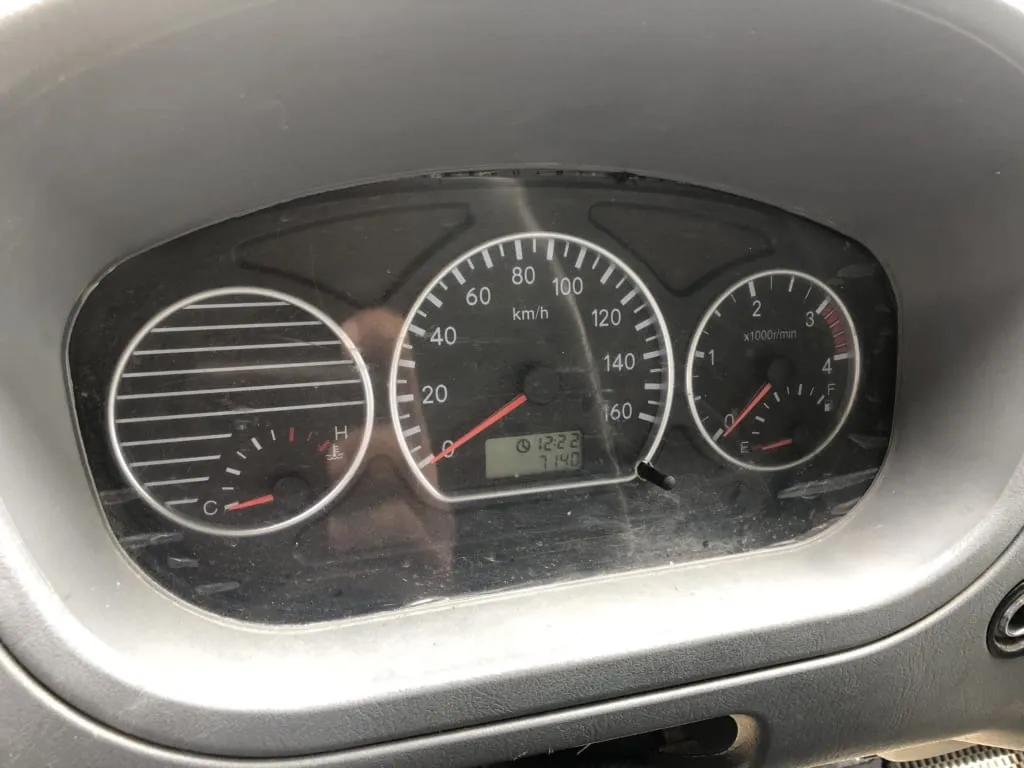 Góc nhìn tổng thể xe từ phía sau